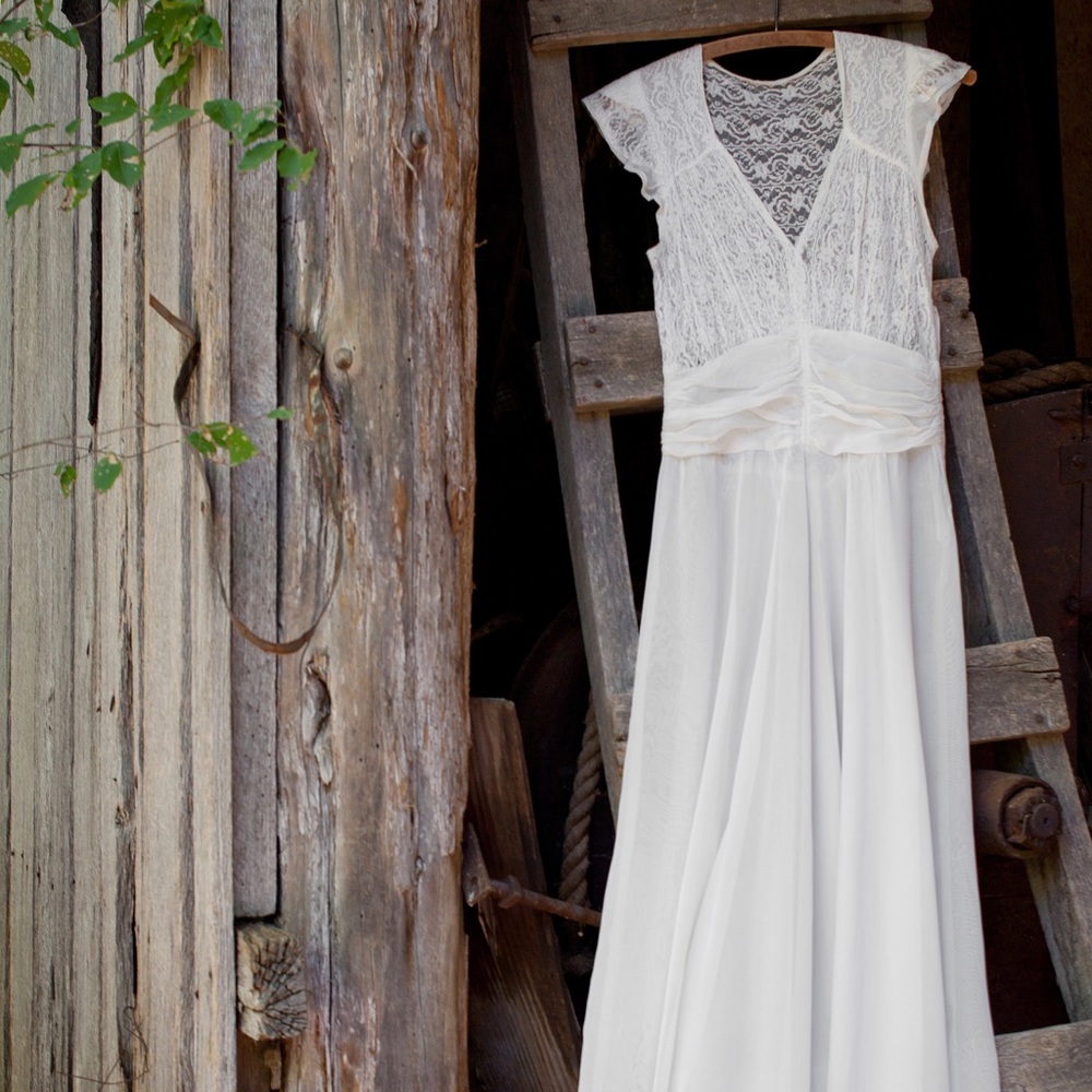 White Antique Dress
